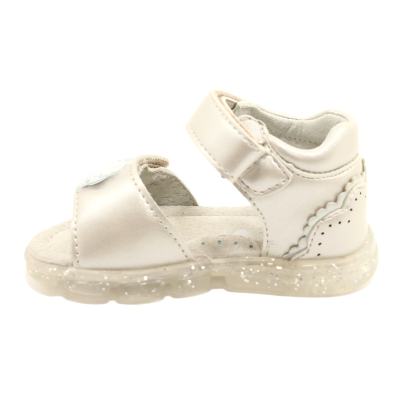 Evento Mädchensandalen mit einem Bogen 22Z23-4780 Silber 1