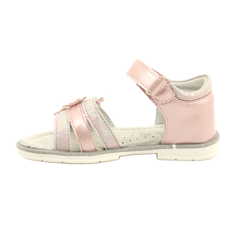 Evento Mädchensandalen mit dekorativen Blumen 22D23-4792 Pink rosa 2