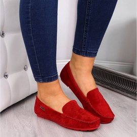 Rote Leder-Slipper aus Vinceza 2