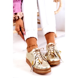 Maciejka 04550-25 Goldene Lederschuhe 5