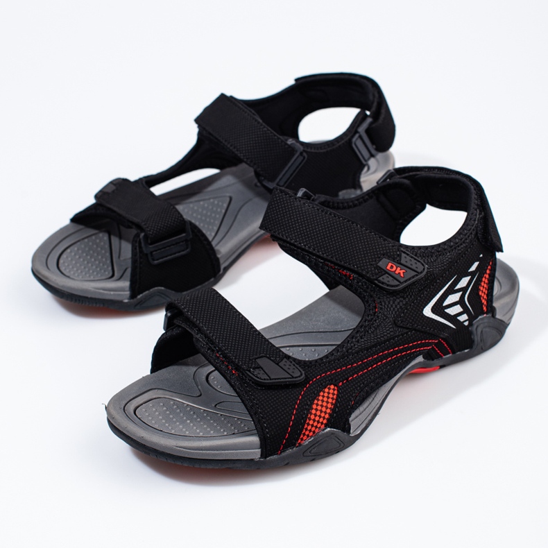 Schwarze Herrensandalen 1