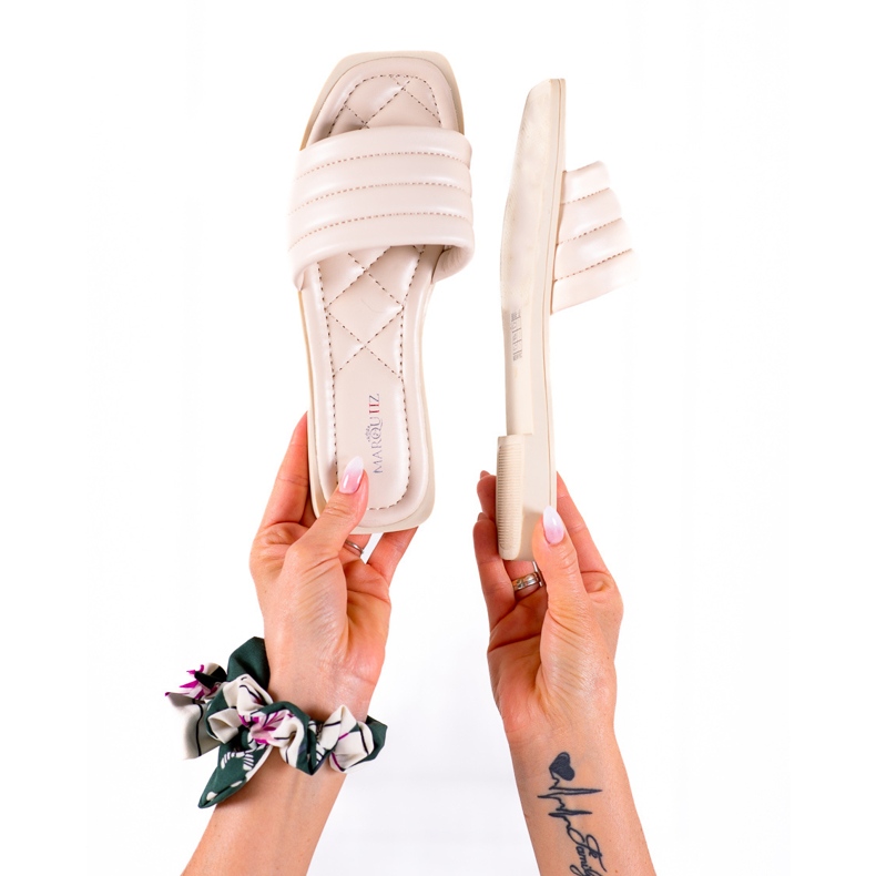 Marquiz Lässige Flip-Flops beige 1