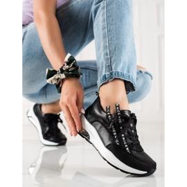 Goodin Sneakers aus Leder mit Reißverschluss schwarz 1