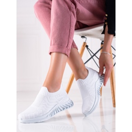 J. Star Sportschuhe zum Hineinschlüpfen weiß 1