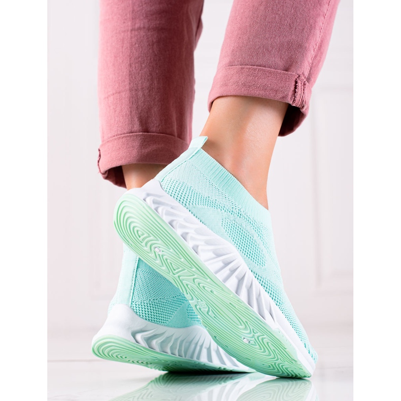 J. Star Modische grüne Turnschuhe 2