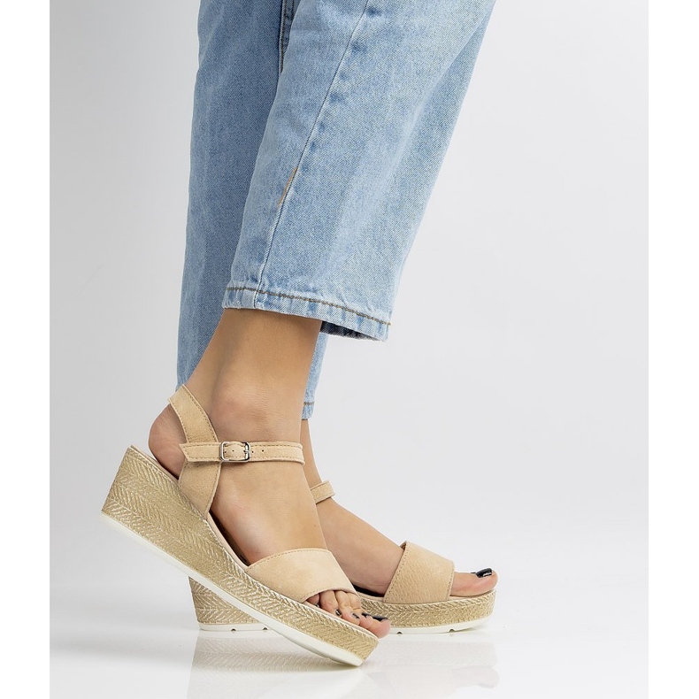 Filippo DS1330 / 20 Beige Sandalen braun 2