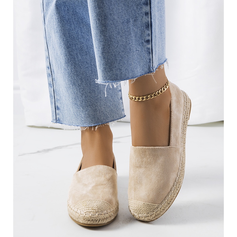 Beige Mathea Espadrilles für Damen 1