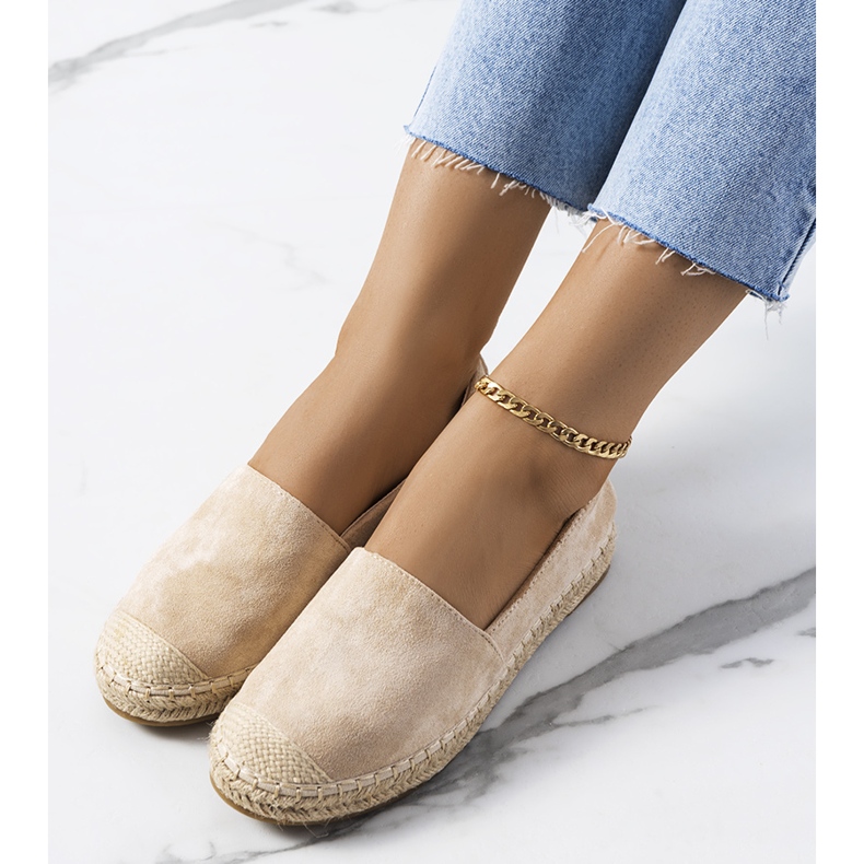 Beige Mathea Espadrilles für Damen 2