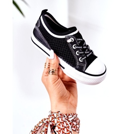 Apawwa Kinder Airy Black Kids Club Sneakers schwarz 1