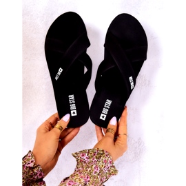 Damenschaumhausschuhe Big Star JJ274A338 Schwarz 3