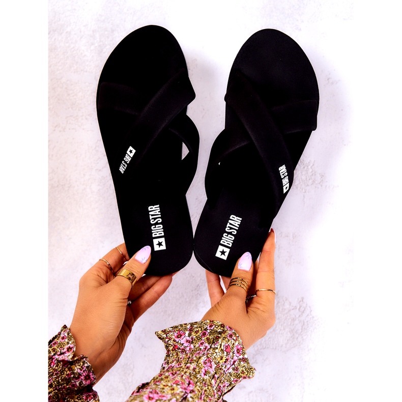 Damenschaumhausschuhe Big Star JJ274A338 Schwarz 3