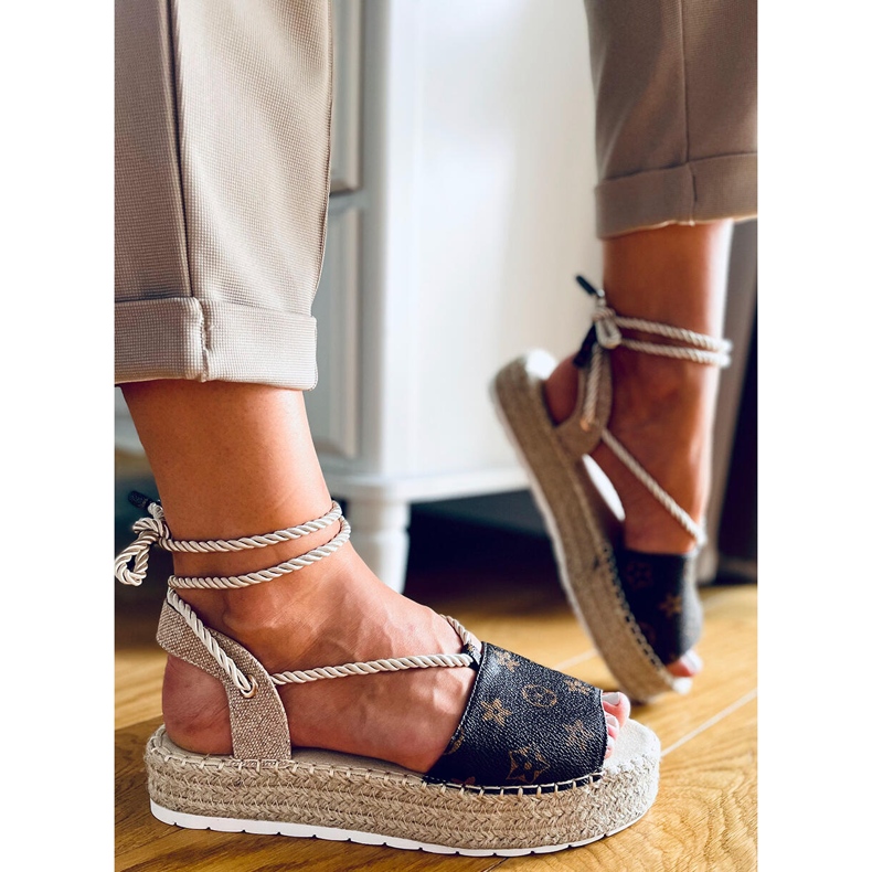 Espadrilles Damensandalen Adeline Camel beige braun 2