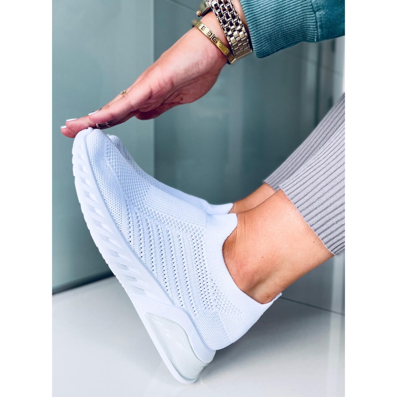 Agua White Socken Sportschuhe weiß 1