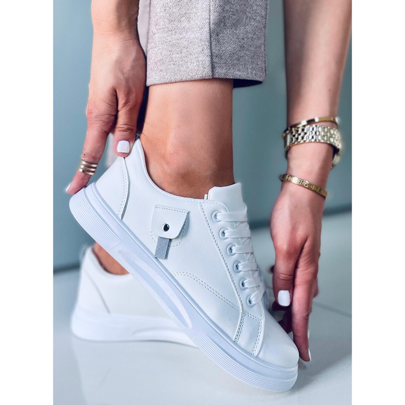 Damensneaker Semilla Grau weiß 2