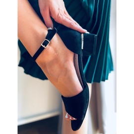 Ursula Schwarze Sandaletten mit hohem Absatz 2