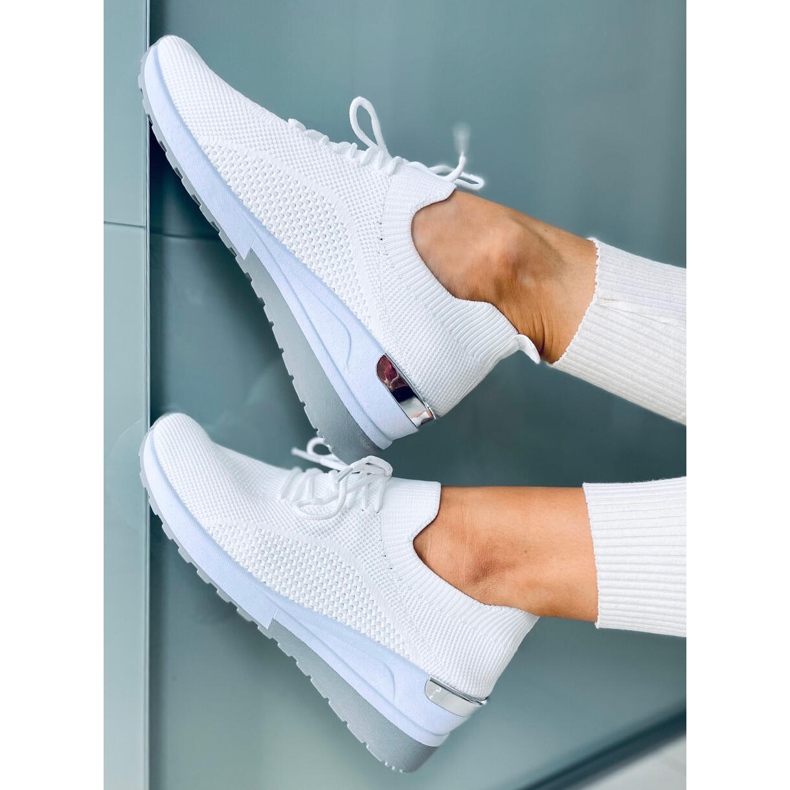 Faggio Weiße Socken Sportschuhe 2