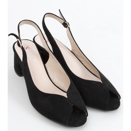 Venus Schwarze Sandaletten 1