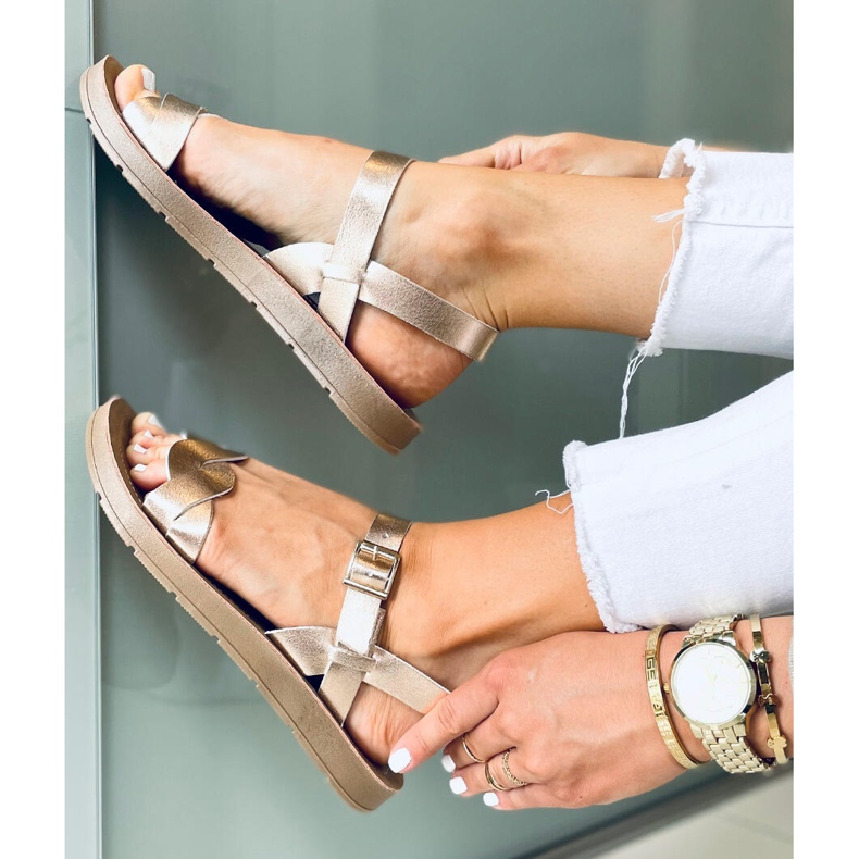 Olivo Champagne Damensandalen rosa 2