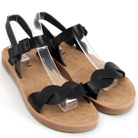 Olivo Schwarze Damensandalen 2
