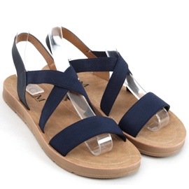 Die Sandalen der Zinnia-Blauen Frauen marineblau 2