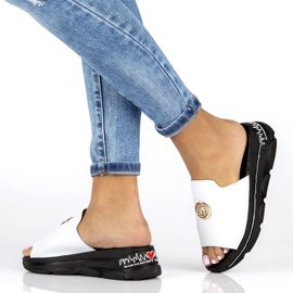 Lederhausschuhe Filippo DK3872 / 22 Wh weiß 8