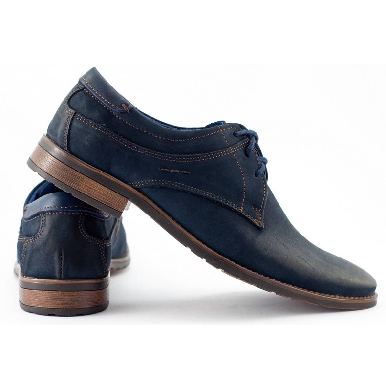 KOMODO Elegante Herrenschuhe 877 marineblau navy blau 1