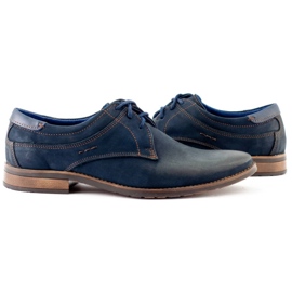 KOMODO Elegante Herrenschuhe 877 marineblau navy blau 2
