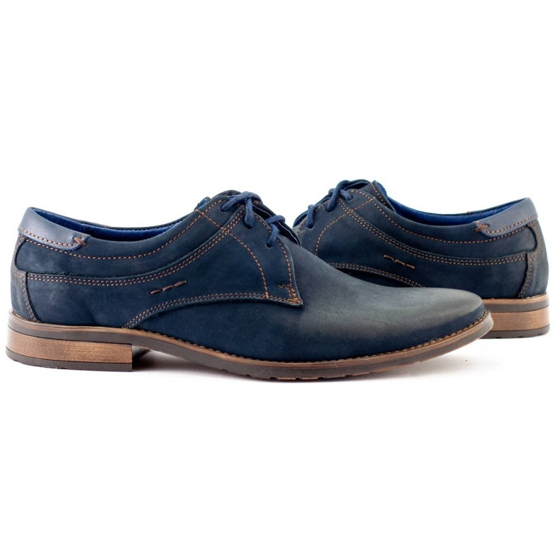 KOMODO Elegante Herrenschuhe 877 marineblau navy blau 2