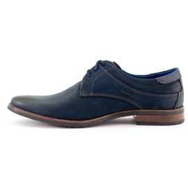 KOMODO Elegante Herrenschuhe 877 marineblau navy blau 3