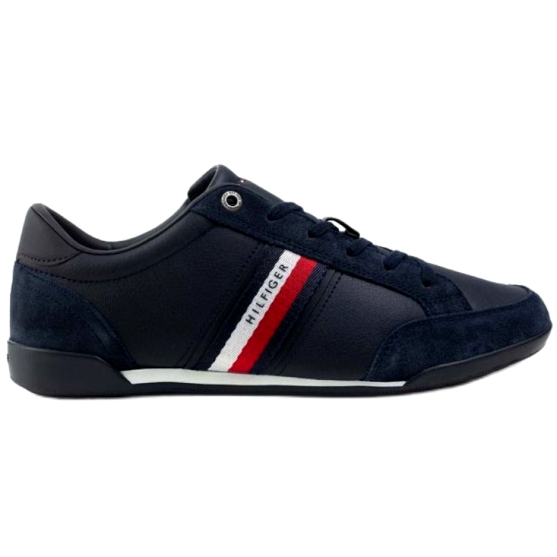 Schuhe Tommy Hilfiger Corporate Material Mix Leder M FM0FM03741 DW5 marineblau 1
