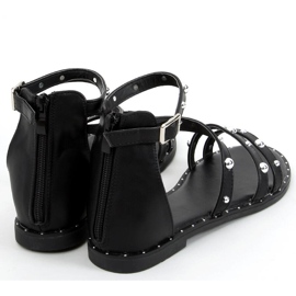 Römersandalen aus schwarzem Kairo 1