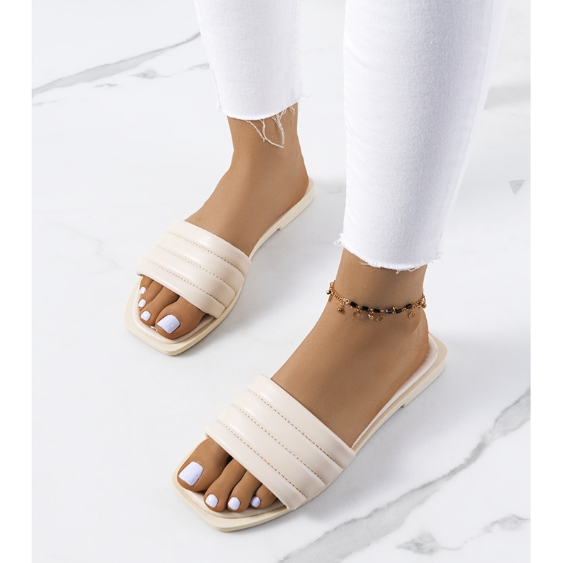 Beige Damenhausschuhe von Keulen 1