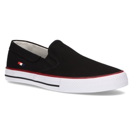Schwarze Slip-On-Sneakers Filippo Mtn210 / 21 BK 1