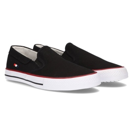 Schwarze Slip-On-Sneakers Filippo Mtn210 / 21 BK 5