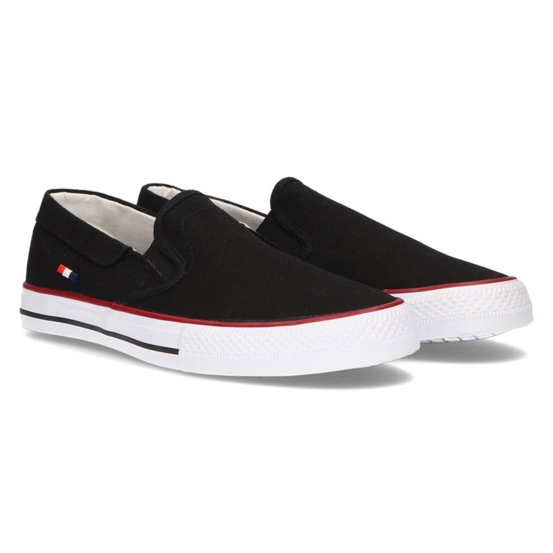 Schwarze Slip-On-Sneakers Filippo Mtn210 / 21 BK 5