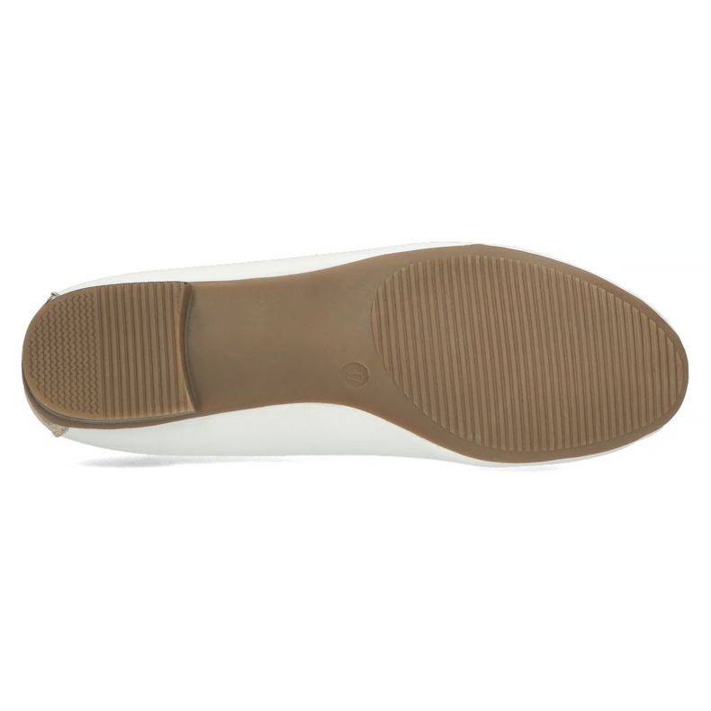 Lederschuhe mit Dekoration Filippo DP3661/22 Wh weiß 2