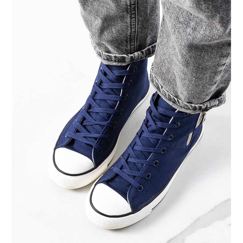 Marineblaue Turnschuhe von Vicola navy blau 1