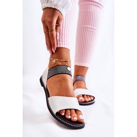 S.Barski Klassische Sandalen mit silbernen Shelly-Nieten 1