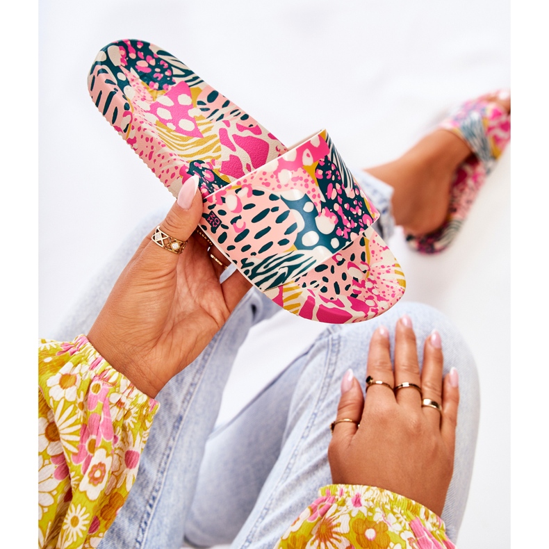 Duftende Gummihausschuhe ZAXY JJ285097 Rosa-Grün 1