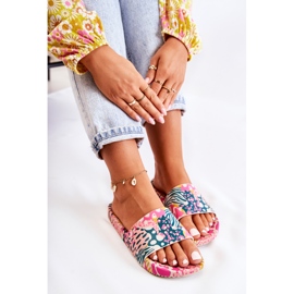 Duftende Gummihausschuhe ZAXY JJ285097 Rosa-Grün 2