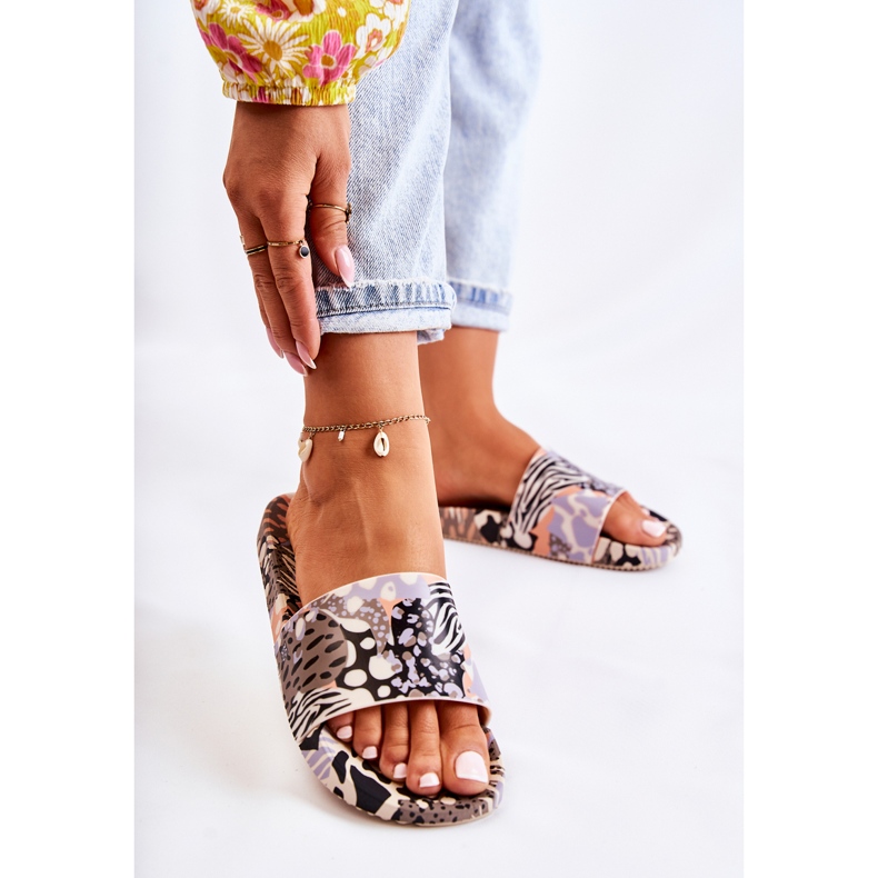 Duftende Gummihausschuhe ZAXY JJ285098 Schwarz und Beige 2