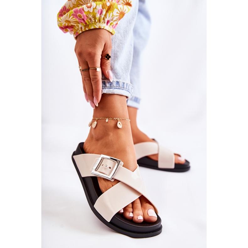 Damen-Gummihausschuhe ZAXY JJ285057 Weiß 1