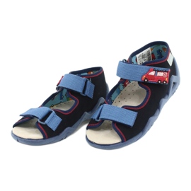 Befado gelbe Kinderschuhe 350P014 rot marineblau blau 3