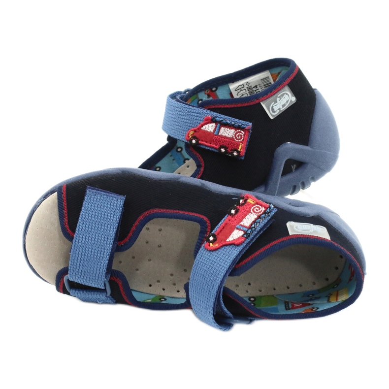 Befado gelbe Kinderschuhe 350P014 rot navy blau blau 5