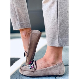 Loafer mit Megara Khaki-Steinen beige 1