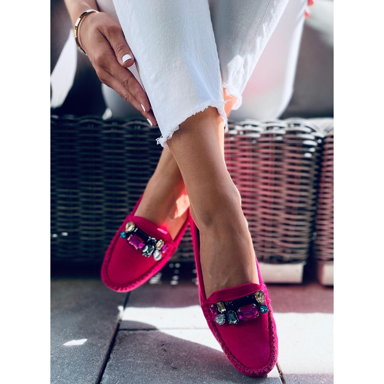 Loafer mit Megara Fuchsia-Steinen rosa 2