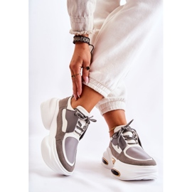 PS1 Sport-Sneaker für Damen Weiß-Grau New Horizon 2