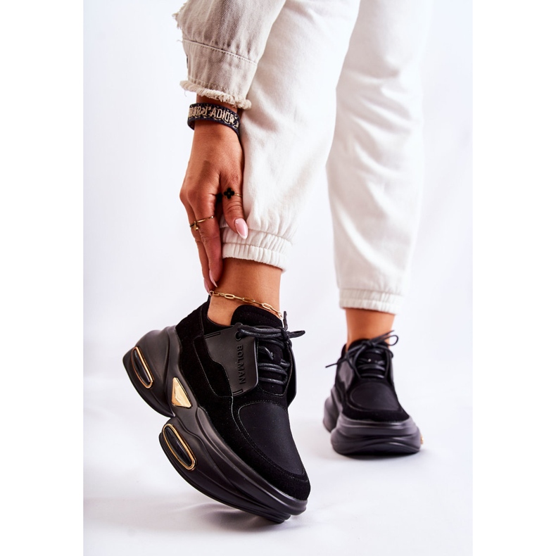 PS1 Damen Sneakers Sportschuhe Schwarz New Horizon 1