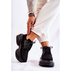 PS1 Damen Sneakers Sportschuhe Schwarz New Horizon 2