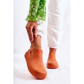 FS1 Modische Orange Meriko Gummi Clogs 1